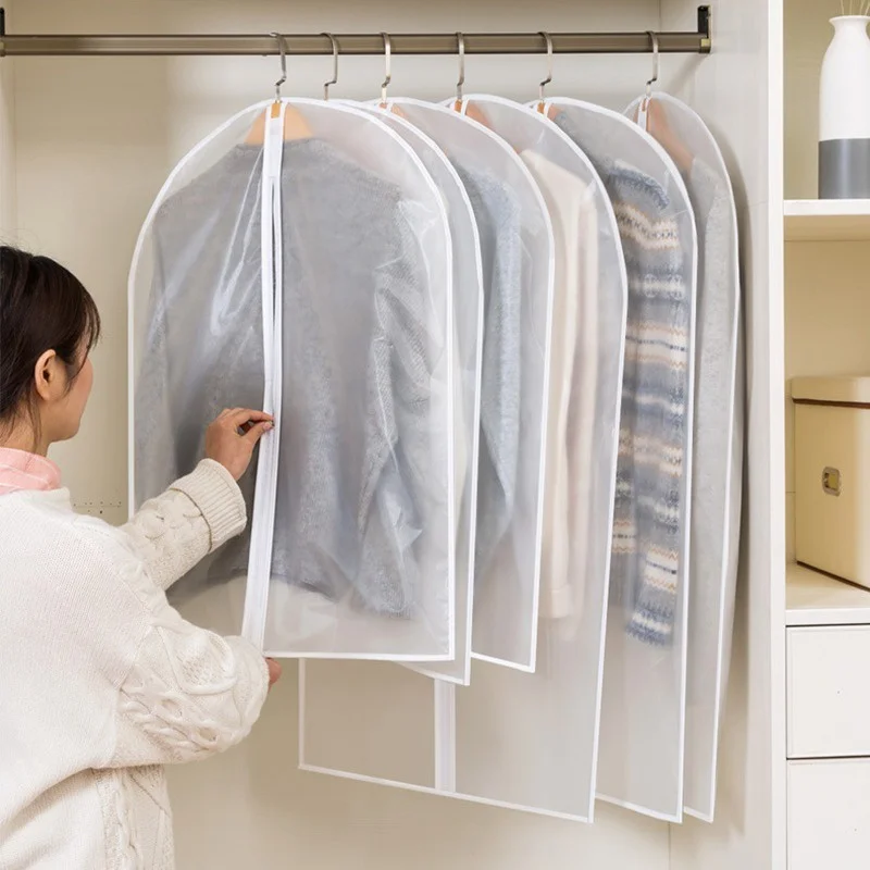 juste anti poussière imbibée pour vêtements, housse de vêtement, sac de rangement domestique, étui en poudre, armoire de rapport, 1pc