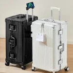 Valise de Grande Capacité, 28/30/32 Pouces, Bain Respirant, Cadre Épais Durable, Valise Trolley