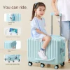 bagage roulant pour enfants valise à main de 20 pouces avec fonction de conduite pour chariot de voyage pour garçons et filles