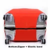 housse de protection pour bagages en tissu extensible, étui anti poussière pour bagages, adapté à la valise de 18 à 32 pouces, organisateur de voyage