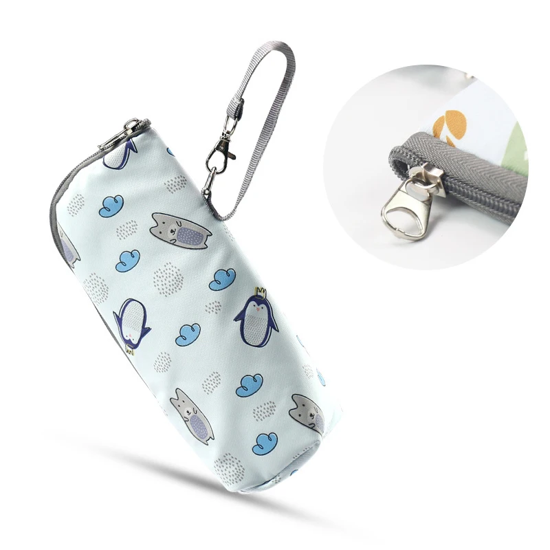 sac de voyage portable pour biberon, étui de voyage avec conception isolée, organisateur de biberon pour voyage et alimentation en plein air