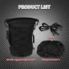 sac à dos de bagage pour moto 50l 85l, sac de dossier avec sangles, sac de support arrière extensible universel pour la plupart des motos