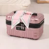 facile à transporter 17 pouces trousse à cosmétiques portable à la mode mini sac à bagages étanche durable sac de rangement de toilette valise