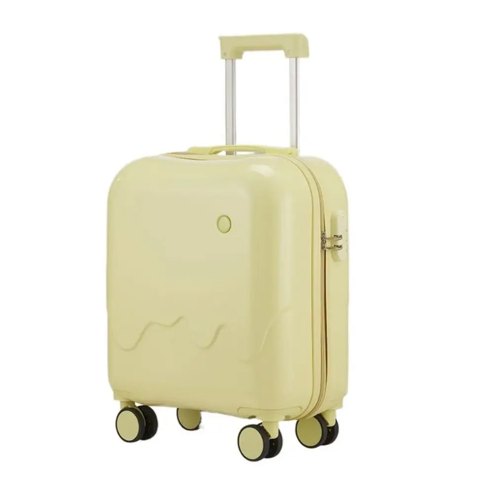 Étui d'embarquement carré pour crème glacée de 18 pouces, bagage de voyage, valise de cabine, sac à bagages roulant, porte gobelet