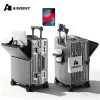 AIWEINY 2025 Valise PC à coque rigide en aluminium, résistante à la pression, avec roulettes omnidirectionnelles silencieuses à 360°, porte-gobelet et étagère de rangement, équipée d’une serrure TSA. AIWEINY 2025 Valise PC à coque rigide en aluminium, résistante à la pression, avec roulettes omnidirectionnelles silencieuses à 360°, porte-gobelet et étagère de rangement, équipée d’une serrure TSA.