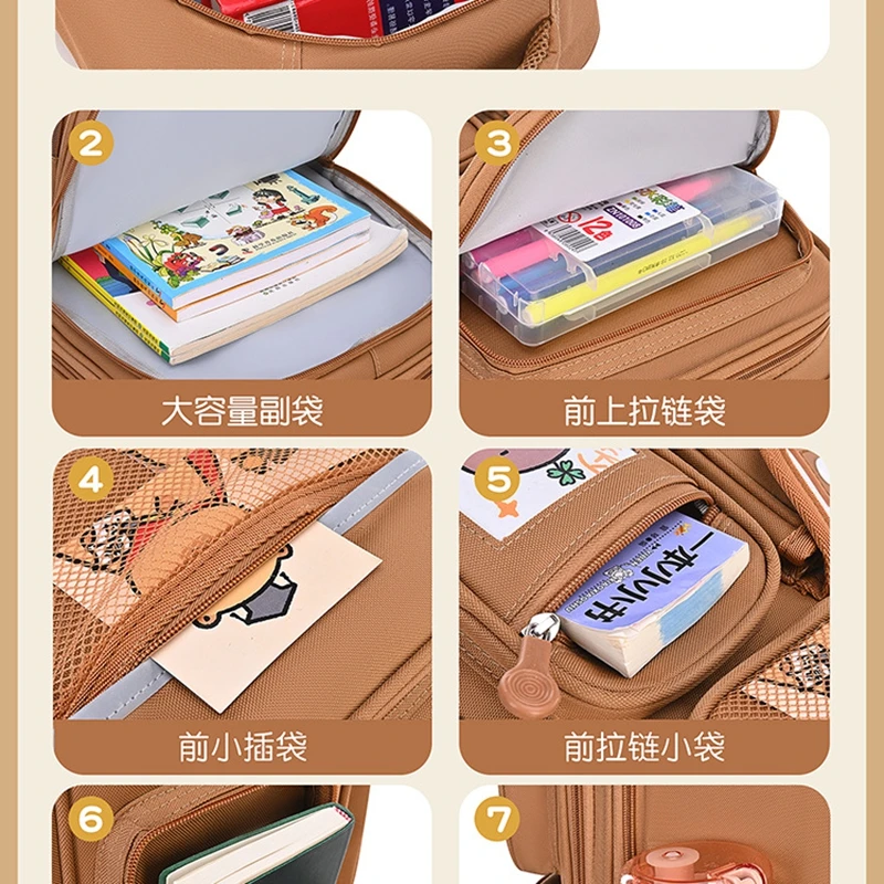 capybara enfants dessin animé école sac à dos avec roues étudiants sacs chariot cartable roulant à roulettes sacs à dos enfants cadeau