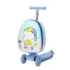 valise trottinette pour enfants avec dessin animé mignon valise sur roues sac chariot paresseux enfants cabine voyage bagage à roulettes sac de skateboard cadeau