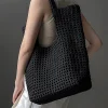 sac à main tissé en néoprène pour femme, grand sac fourre tout, sacs seau, cadeau d'immersion, designer de luxe, f. c.