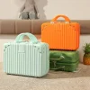 mini valise de voyage légère de 14 pouces, boîte à cosmétiques, organisateur de bagages à main étanche, étui de maquillage portable, petite mallette d'embarquement
