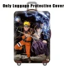 naruto anime valise de voyage housse anti poussière épaisse élastique bagages housse de protection pour 18 30 pouces boîtier de chariot accessoires de voyage