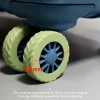 protecteur de roue en silicone, 4 pièces, compartiment à bagages, housse de protection de roue, boîtier de chariot, manchon à roulettes silencieux, accessoires de valise