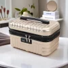 valise portable de 16 pouces, trousse de maquillage pour femmes, petite boîte de mot de passe pour court voyage, trousse de toilette légère, mini trousse de maquillage