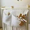 sac de rangement portable pour berceau de bébé, organisateur de couches multifonctionnel pour tête de lit de nouveau né, sac à couches pour enfants, articles de literie pour bébé