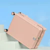 valise à roulettes large avec interface usb, bagage de voyage léger, roue silencieuse à 360 °, valise multifonctionnelle, grande capacité
