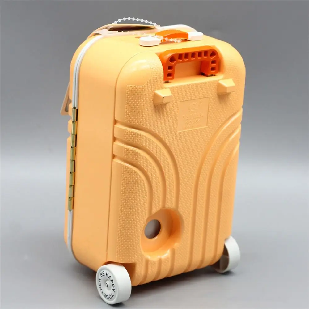 mini valise de poupée 1/4 1/6, étui de voyage pour poupées, bagages roulants miniatures à la mode, chariot de poupée d'affaires, accessoires de jouets