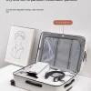 valise de cabine à roulettes muette légère, sac de voyage, verrouillage tsa, mot de passe, bagage de bain, 18/20 pouces, nouveau, 2025
