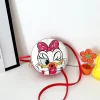 mini sacs à main en cuir pu pour enfants, petits sacs à bandoulière initiés, chat mignon, porte monnaie pour enfants, portefeuille pour bébés filles, mode