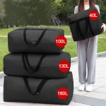 Sacs à bagages mobiles imperméables Extra larges, sac de voyage léger, sacs de rangement pour vêtements, organisateur de placard de grande capacité