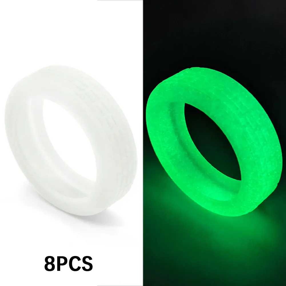 8 pièces valises de voyage housses de roue anti dérapant résistant à l'usure silicone silencieux housse de protection pour bagage à main roulette manchon