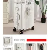 valise multifonction frein roue bagages avec chargement usb cadre en aluminium valise cabine de voyage mâle et femelle transporteur 28 pouces