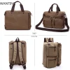 hommes toile porte documents sacs de voyage valise classique messager sac à bandoulière pour hommes fourre tout sac à main grand décontracté affaires pochette pour ordinateur portable