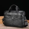 valise d'affaires en cuir de vachette brillant pour hommes, étuis à bombes, sac à main de grande capacité, sacs initiés, sac pour ordinateur portable cadeau, a2g053