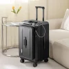 valise extensible à ouverture latérale de 32/34 pouces, nouveau bagage de grande capacité 2025, 24 pouces avec frein, boîtier de chariot à cinq roues