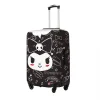 sanurgente kuromi juste de valise de voyage, dessin animé, vacances, utile, drôle, fournitures de bagages, protecteur, japon