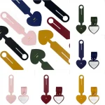 Étiquette de valise d&rsquo;avion en forme d&rsquo;amour, étiquette de bagage en PU, étiquette d&rsquo;adresse de passage d’embarquement, étiquettes de nom de bagage, accessoires de voyage