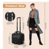 valise d'affaires à roulettes de grande capacité, bagage à main de voyage, sac à roulettes, taille de cabine, 18 po, nouveau, 2024