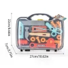 valise à outils pour enfants, bricolage, maison d'assemblage, boîte de rangement d'outils de réparation de jouets