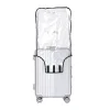 housse de protection pour bagages entièrement transparente, étanche à la poussière, durable, accessoires de voyage, étui en pvc, nouvelle collection