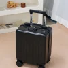 boîte à bagages à main de 14 pouces, valise de petite taille, roues pivotantes silencieuses simples et élégantes, adaptées aux hommes et aux femmes