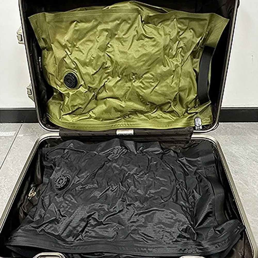sacs de rangement sous vide de grande capacité, sacs d'emballage de voyage enroulables à main étanches, valise anti poussière et étanche à l'humidité, cube pour vêtements