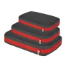 cubes d'emballage de compression pour vêtements, sac de rangement de voyage, valise, ensemble d'évaluation de bagages, sous vêtements, chaussures, outils d'organisation à domicile