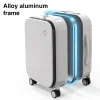 mixi – valise à cadre en aluminium, design breveté, bagage à main, belle cabine d'embarquement 18 20 24 pouces, m9260