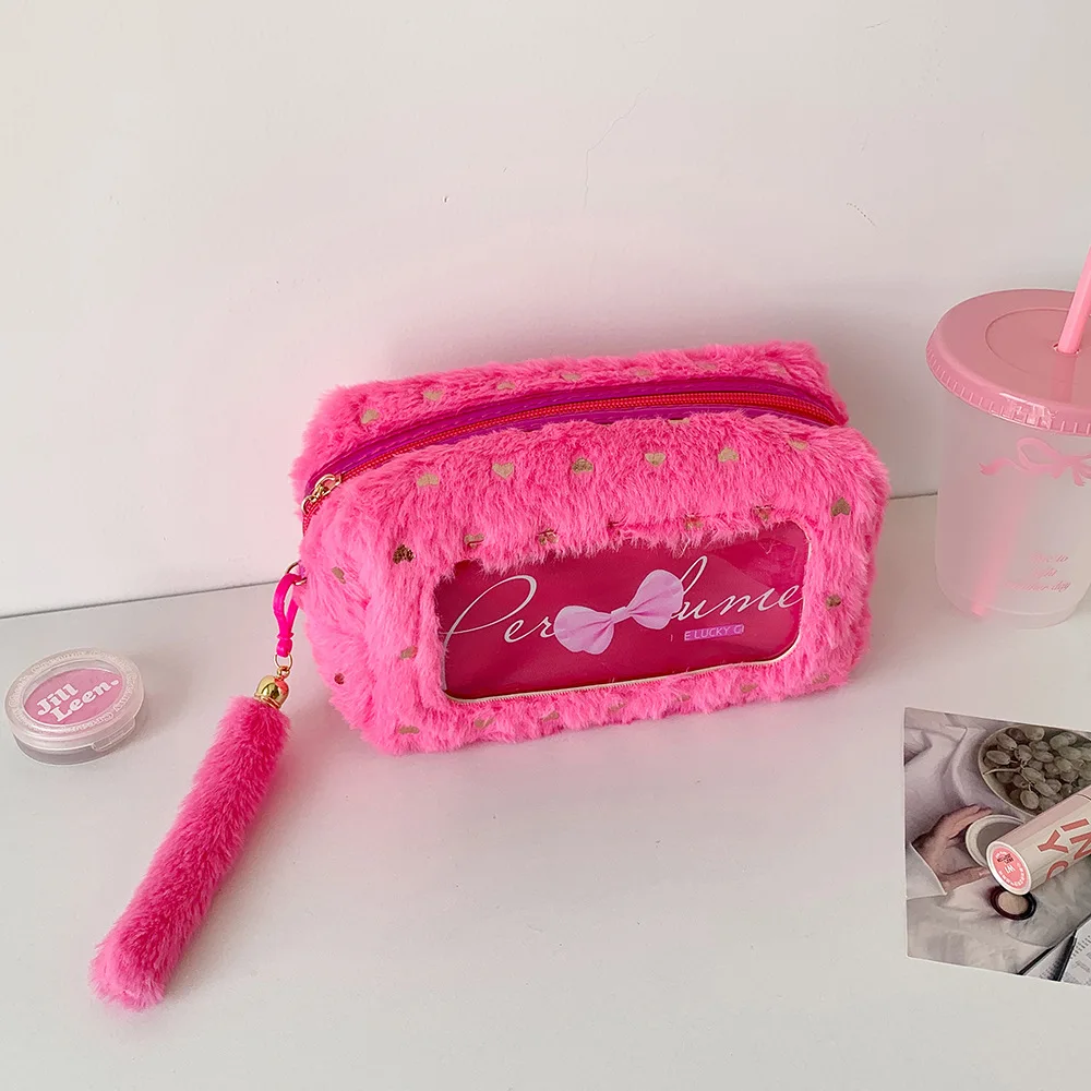 pochette souple, sac de maquillage, étui à cosmétiques pour l'école et le bureau, portefeuille pour femmes, sac d'argent, porte monnaie, organisateur de rangement