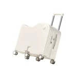Valise à monter pour enfants 22/24 pouces ABS + PC roues silencieuses 80kg charge porte-gobelet bagage de voyage