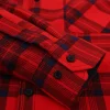 chemise à manches longues pour hommes, taille américaine, automne hiver, chaud, polaire épaisse, plaid, grande taille, mode, fer gratuit