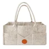 sac de rangement de couches en feutre pour enfants, divers jouets pour bébés, sac à couches en feutre de grande capacité