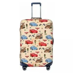 Housse de bagage personnalisée Lightning McQueen, housse de protection élastique pour valise de voyage, costume pour 18-32 pouces