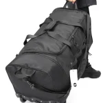 Sac polochon roulant pour bagages à main de grande capacité, sac à roulettes de 90l, sacs de déménagement à domicile avec roulettes, sac à bagages pour chariot de voyage