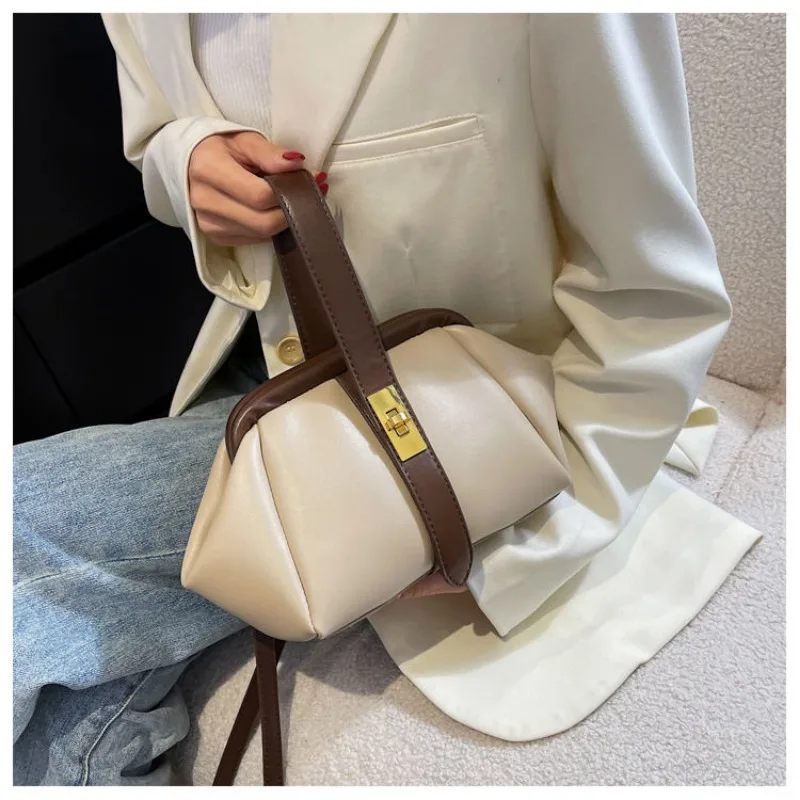 sacs à main de luxe de styliste pour femmes, portefeuille élégant, sac à bandoulière polyvalent, haute qualité, tendance, niche, cuir pu souple, nouveau