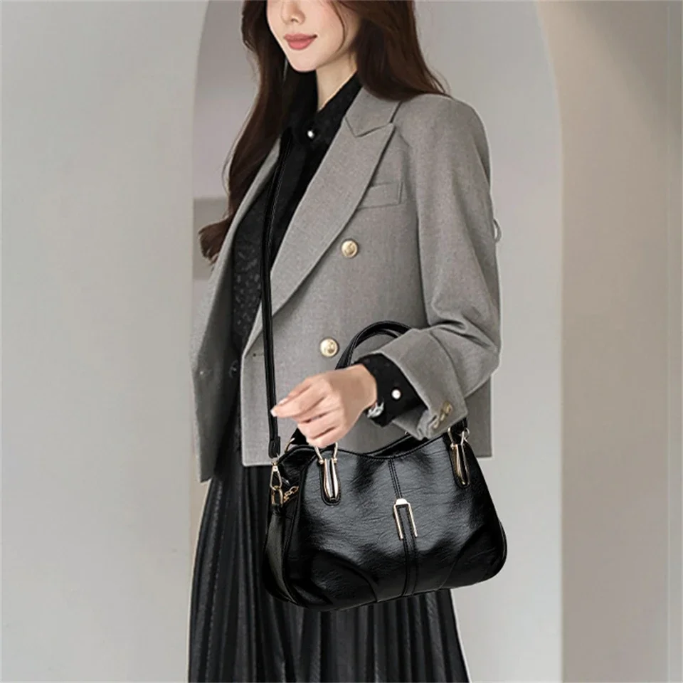 sac à main en cuir véritable pour femme, sac à bandoulière pour femme, sac à main messenger, sac fourre tout pour femme, marque de luxe, initié par un designer