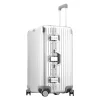 Valise en aluminium de grande capacité 32/28/30 pouces, bagage à main surdimensionné en métal, sport 3:7, valises de voyage fendues pour hommes et femmes