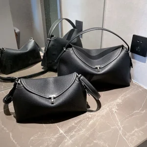 2025 nouveau sac à main en cuir sac de travail à bandoulière à la mode polyvalent élégant Design suédois peau de vache souple taille moyenne usage quotidien 2025 nouveau sac à main en cuir sac de travail à bandoulière à la mode polyvalent élégant Design suédois peau de vache souple taille moyenne usage quotidien