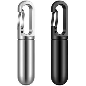 Boîte à pilules en acier inoxydable, Capsule scellée, Mini étui à pilules Portable de premiers secours, étui à médicaments à main pour personnes âgées