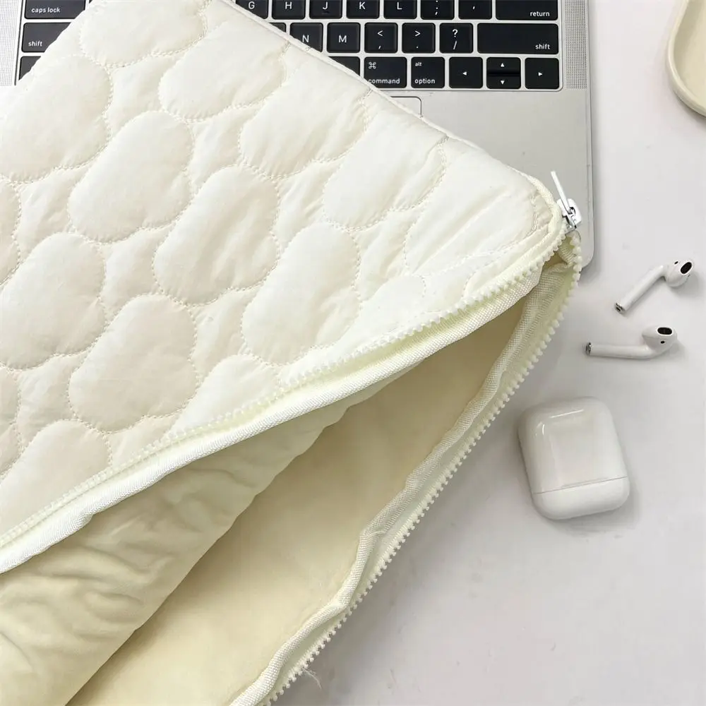 sac souple pour ordinateur portable de style coréen, sac d'ordinateur portable cloud, rembourré, léger, étui de protection pour tablette, bureau