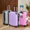 valise à bagages de 20 à 28 pouces avec roulettes, sac de voyage avec porte gobelet et support pour téléphone, compagnon de voyage essentiel pour la sécurité