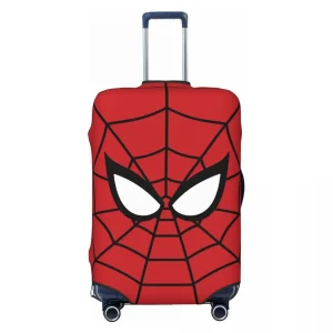 Housse de valise Spider Man personnalisée, housses de bagages de voyage élastiques pour 18-32 pouces